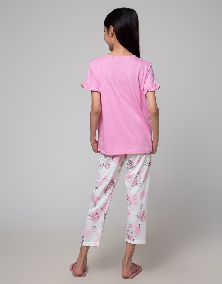 Disney Top Bottom Set Long Sleeve Long Pants Disney Princess