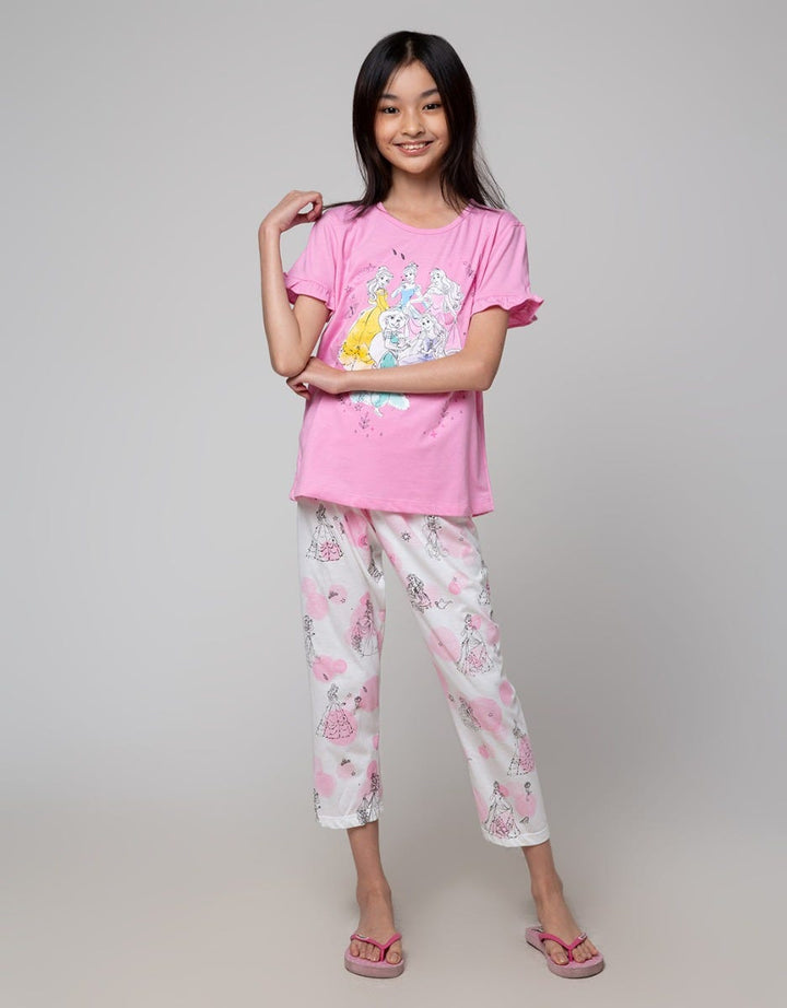 Disney Top Bottom Set Long Sleeve Long Pants Disney Princess