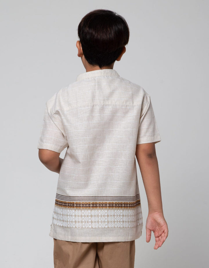 Aero Set Short Sleeve Bamus Garis List Atas