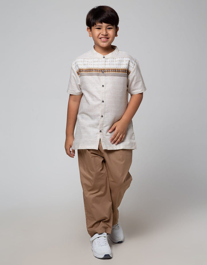 Aero Set Short Sleeve Bamus Garis List Atas