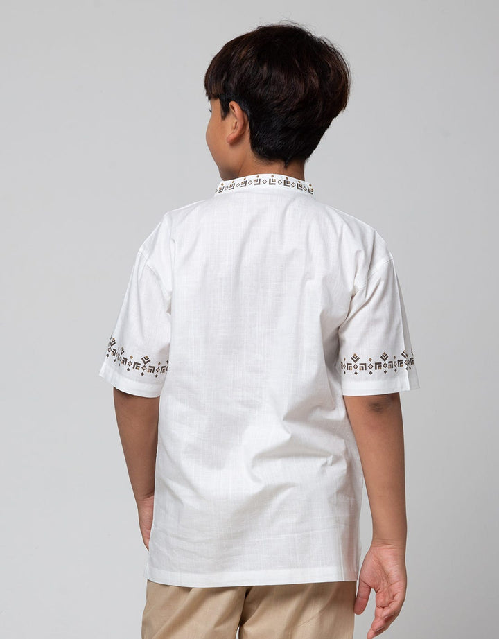 Aero Set Short Sleeve Sablon White