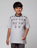 Aero Setelan  Baju Muslim Koko Sablon