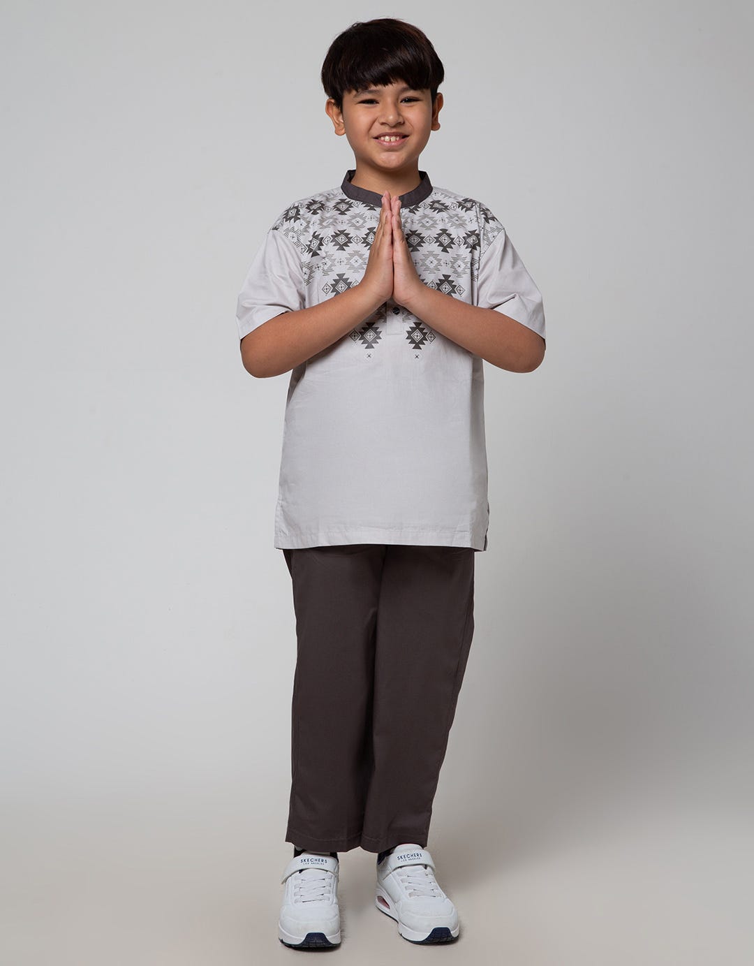 Aero Setelan  Baju Muslim Koko Sablon