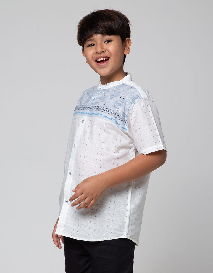 Aero Short Sleeve Set Bamus Slub Dot Splasy