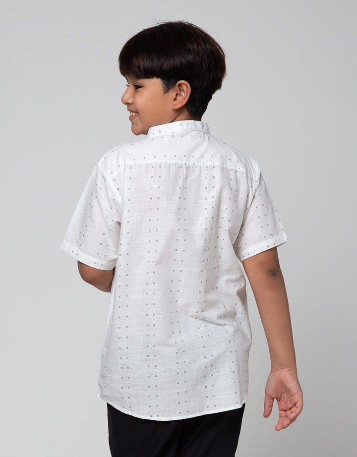 Aero Short Sleeve Set Bamus Slub Dot Splasy