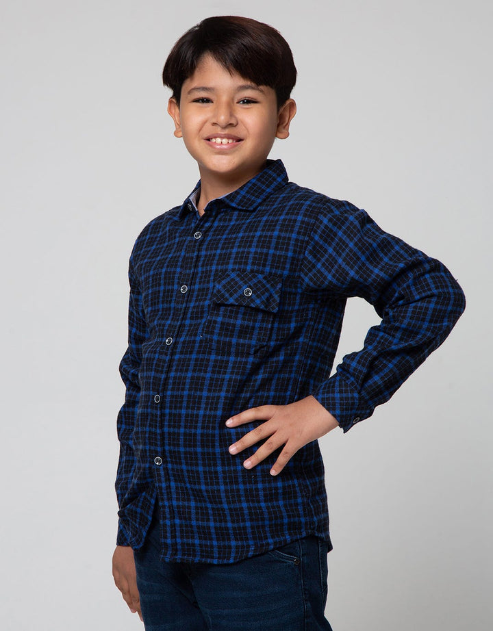 Aero Long Sleeve Pocket Shirt Flannel Squares