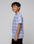 Aero Short Sleeve Shirt Koko Stripe Blue