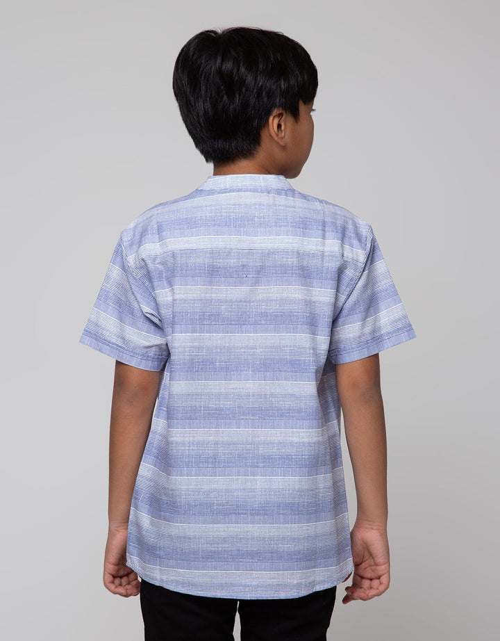 Aero Short Sleeve Shirt Koko Stripe Blue