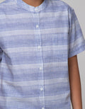 Aero Short Sleeve Shirt Koko Stripe Blue