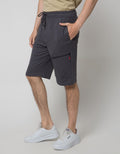 American Jeans Short Pants Knit Bottom Side Pocket Zip