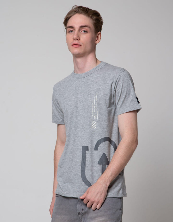 T Zone Short Sleeve T-Shirt Print Upshot Fashion - Logo Upshot 1 Half