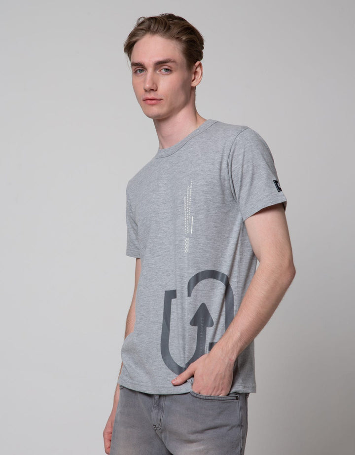 T Zone Short Sleeve T-Shirt Print Upshot Fashion - Logo Upshot 1 Half