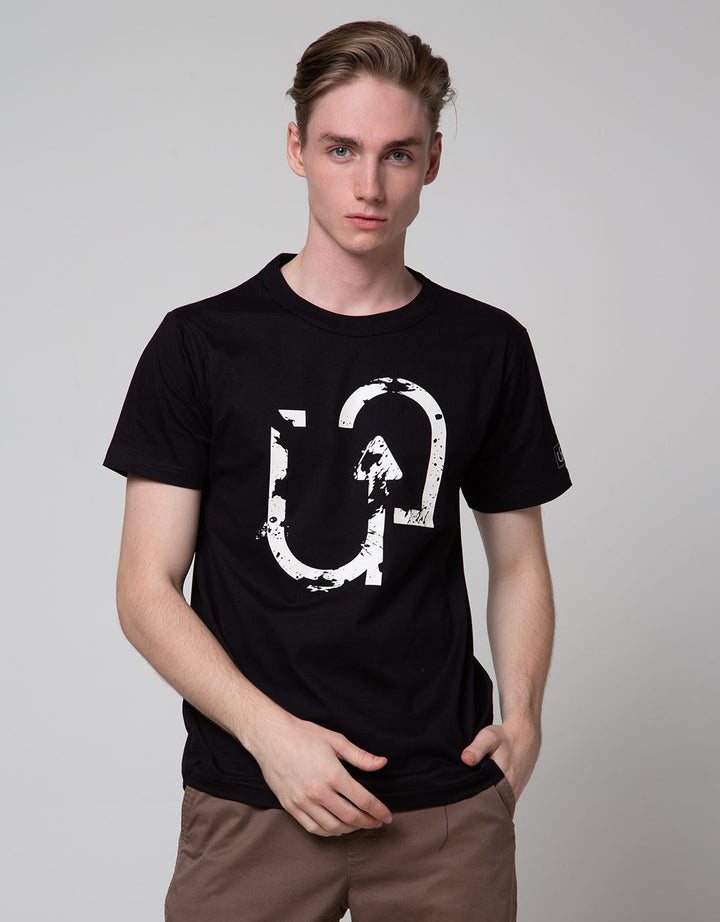 T Zone Short Sleeve T-Shirt Logo Upshot Plastisol