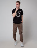 T Zone Short Sleeve T-Shirt Logo Upshot Plastisol