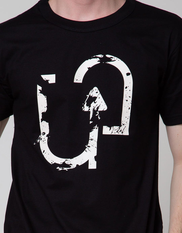 T Zone Short Sleeve T-Shirt Logo Upshot Plastisol