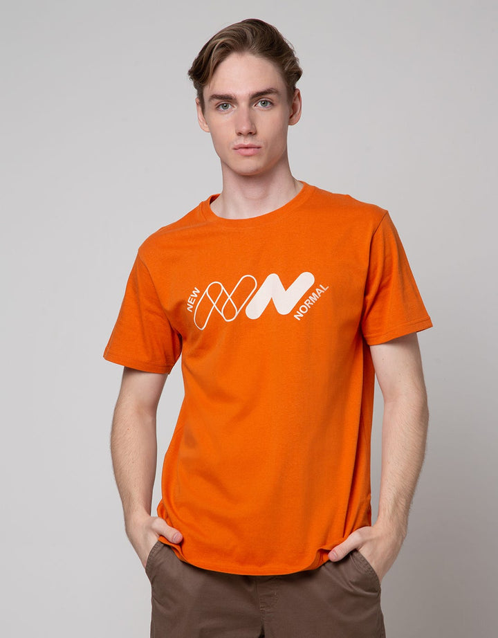 T Zone Short Sleeve T-Shirt Print Newnormal