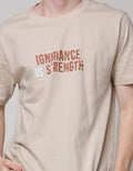 T Zone Short Sleeve T-Shirt Big Size Ignorance