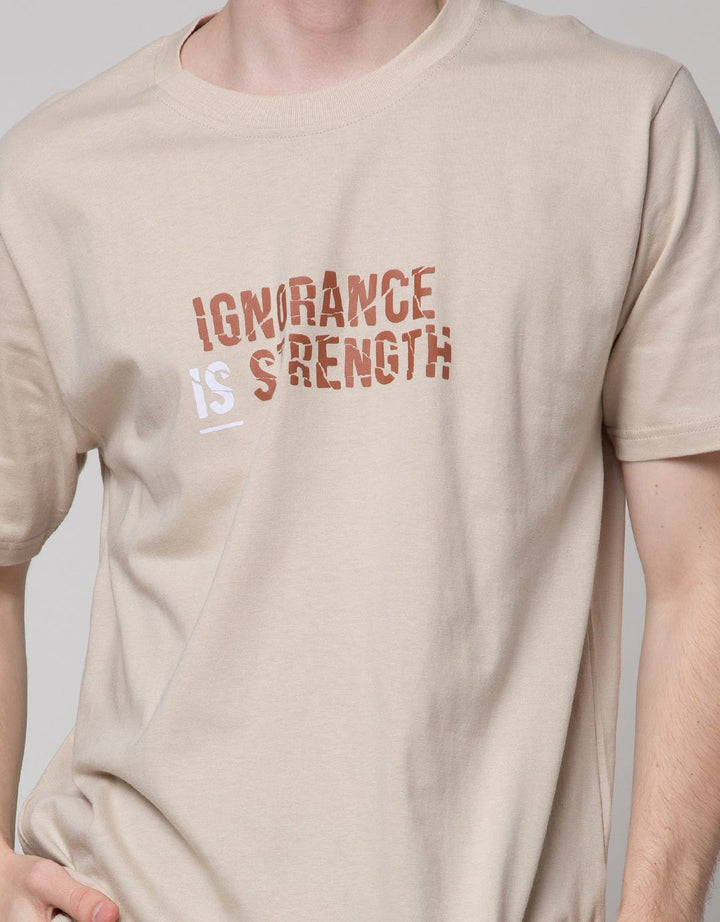 T Zone Short Sleeve T-Shirt Big Size Ignorance
