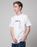 T Zone Short Sleeve T-Shirt Big Size Print Theme Reshaped Geometry - Forget