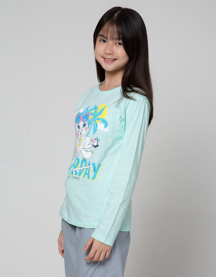 Aero Long Sleeve T-Shirt Print Caturday