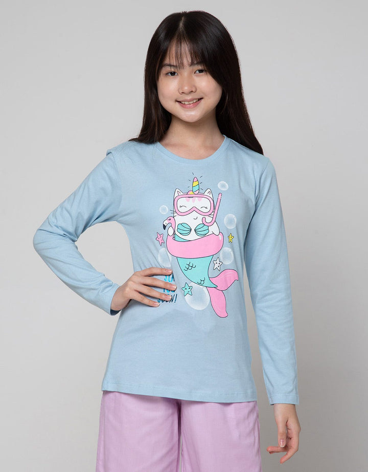 Aero Long Sleeve T-Shirt Caticorn Sea