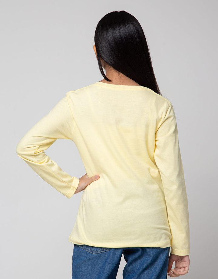 Aero Long Sleeve T-Shirt Print Anime Girl Braids