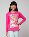 Aero Long Sleeve T-Shirt Print Anime Girl Strawberry
