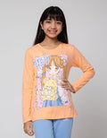 Aero Long Sleeve T-Shirt Print Anime Girl Bear