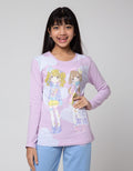 Aero Long Sleeve T-Shirt Anime Girl Bestie Print