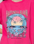 Nevada Short Sleeve T-Shirt Print Happiness Bloom