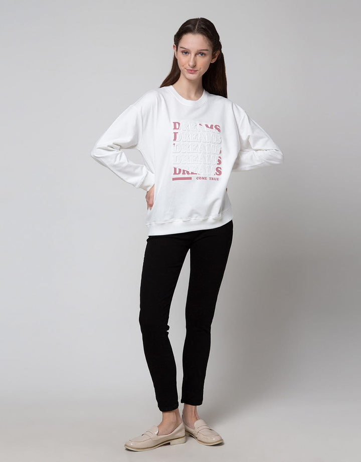 Nevada Emboss Print Sweater Wanita