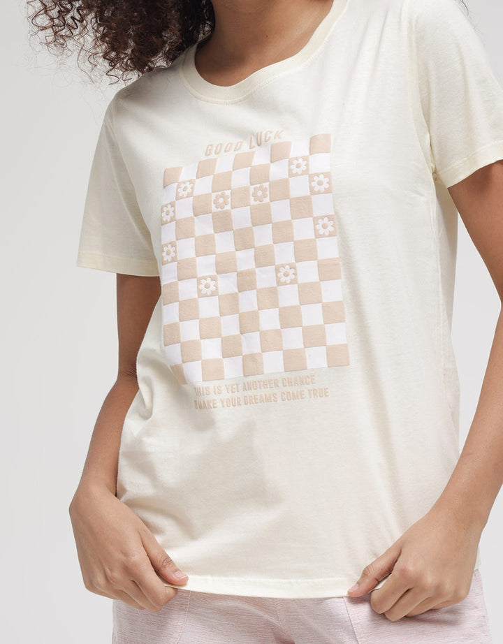 Nevada USA Good Luck Kaos Casual Wanita