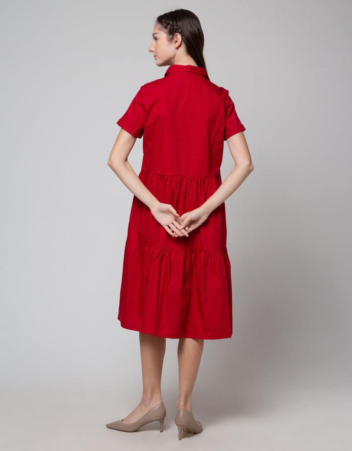 Connexion Trapped Flare Dress Wanita