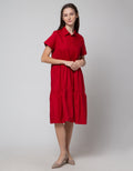 Connexion Trapped Flare Dress Wanita