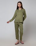St. Yves Long Sleeve Pajama Pants Solid Lina