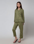 St. Yves Long Sleeve Pajama Pants Solid Lina