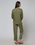 St. Yves Long Sleeve Pajama Pants Solid Lina