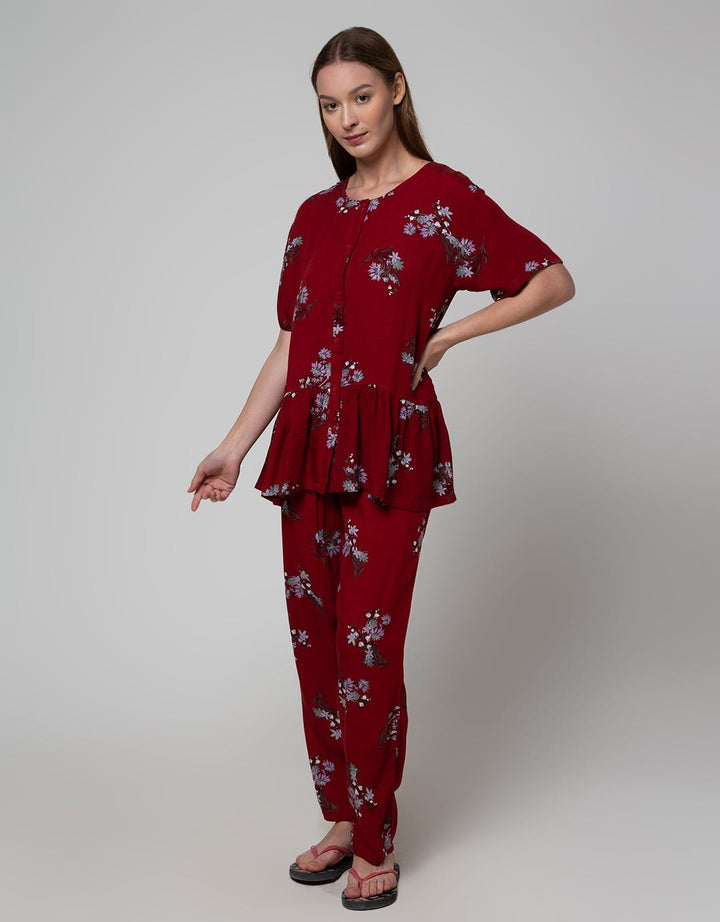 St. Yves Cherry Blossom Set Piyama Wanita