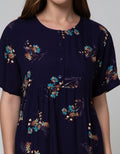 St. Yves Short Sleeve Midi Dress Cherry Blossom