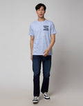 Cole Denim Long Pants Straight Print