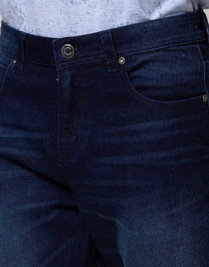Cole Denim Long Pants Straight Print