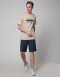 Cole Bermuda Pants Short Woven Print Geometri