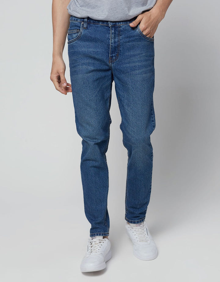 Cole Denim Long Pants Slim 5 Pocket Sunblast
