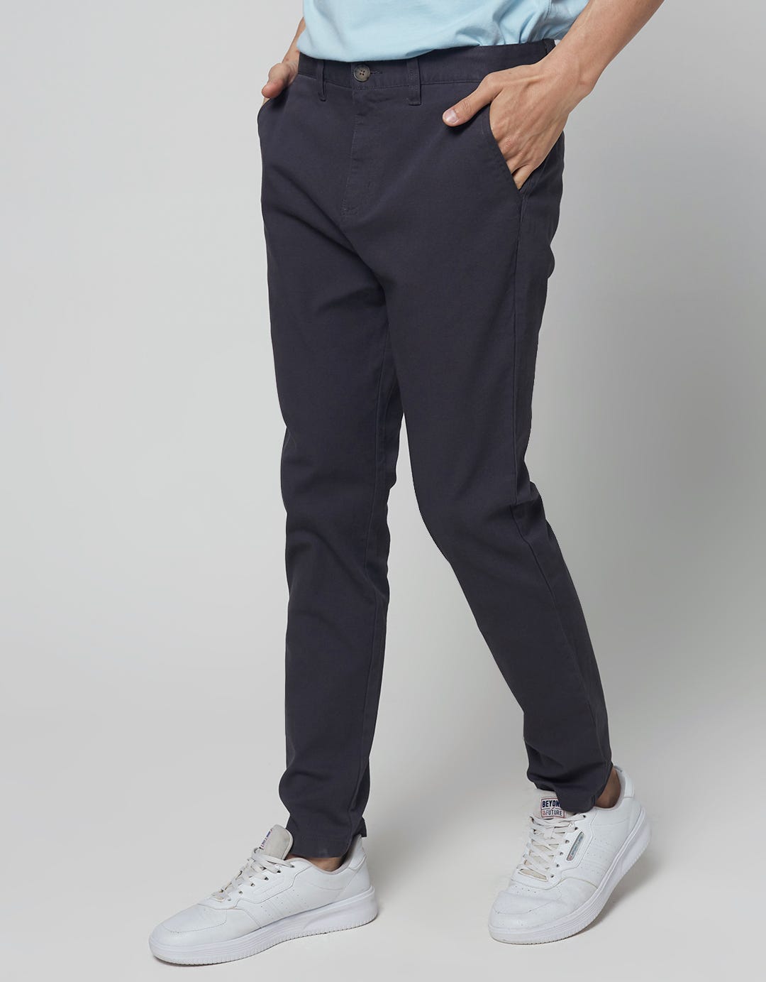 Cole Long Pants Woven Textured Slim