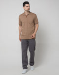 Cole Woven Print Celana Chinos Pria