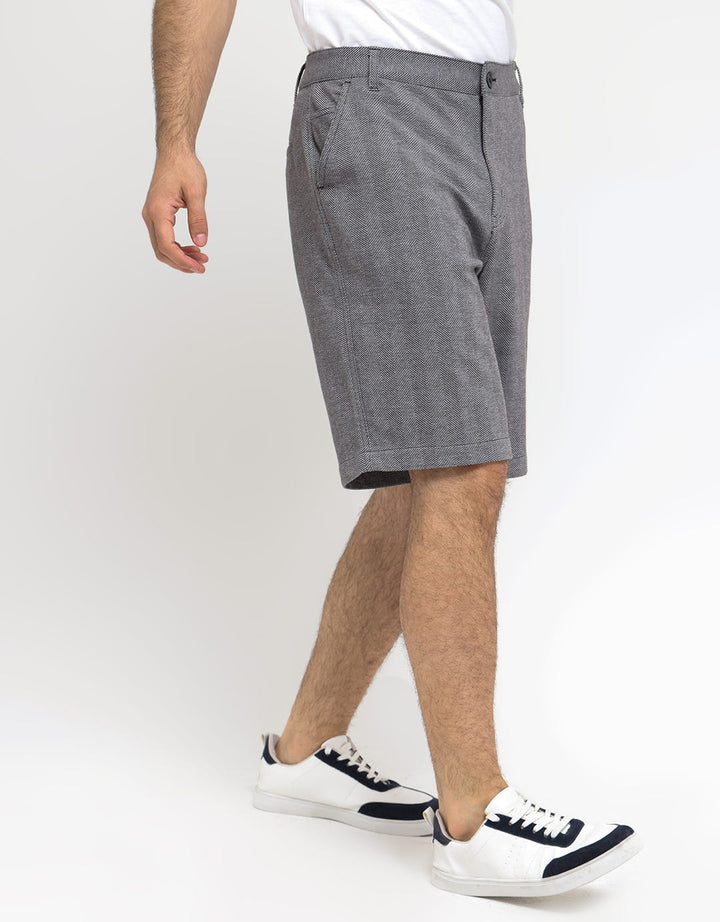 Cole Bermuda Pants Short Knit Herringbone