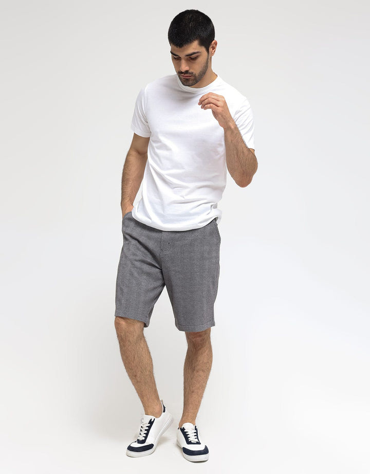 Cole Bermuda Pants Short Knit Herringbone