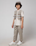 Little M Top-Bottom Set Short Sleeve Seasonal Rompi Ulos