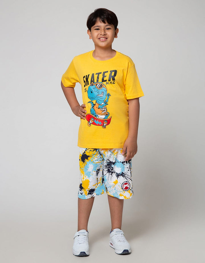 Aero Dino Skate Boys T-Shirt