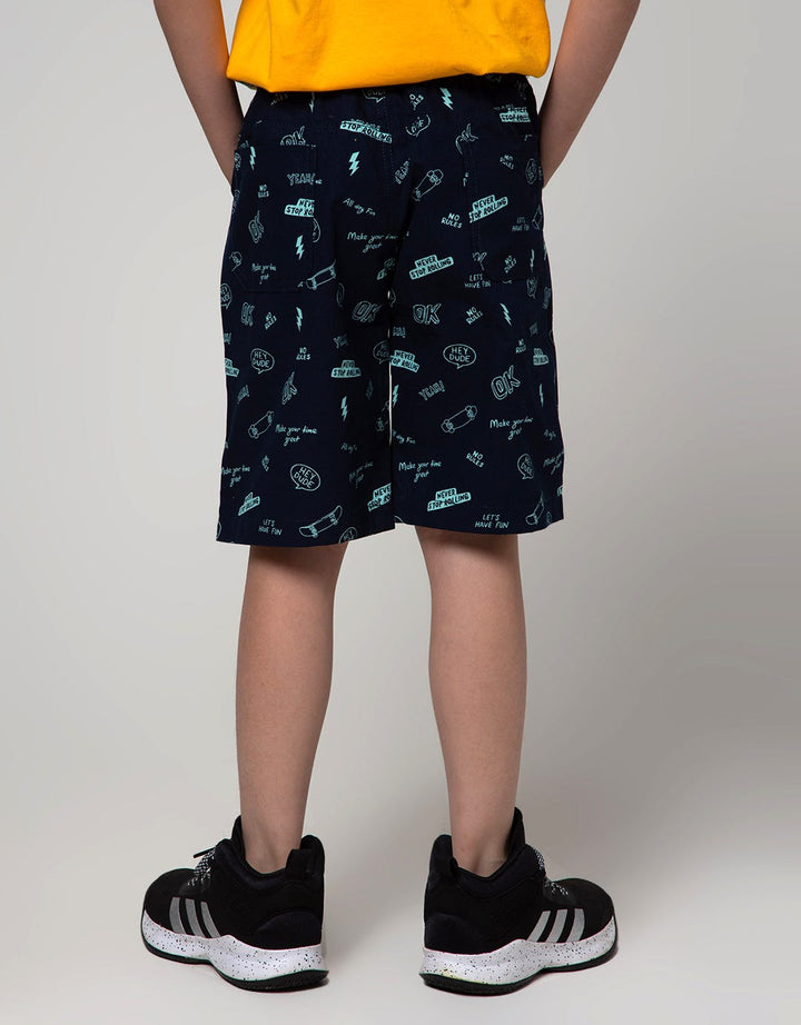 Little M Short Pants Wording